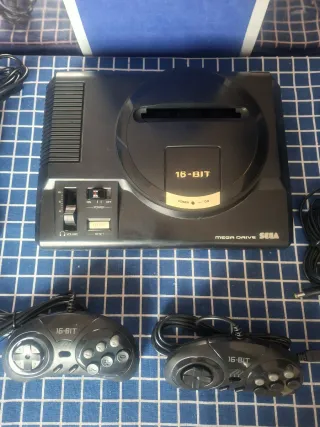 MEGADRIVE 1 ORIGINAL COMPLETA 2 MANDOS