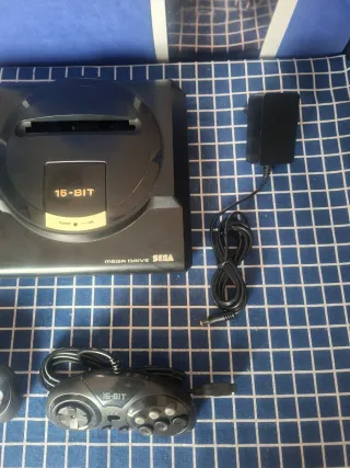 MEGADRIVE 1 ORIGINAL COMPLETA 2 MANDOS