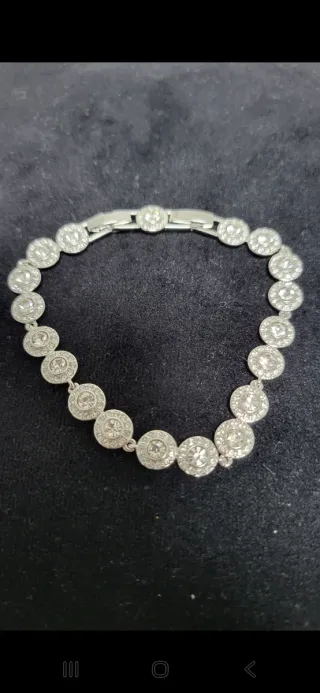 Pulsera Swarovski Plata