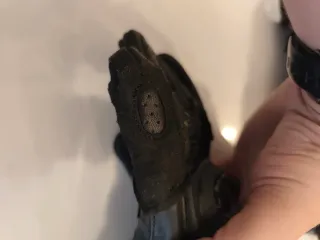 Guantes de moto nuevos de piel a estrenar