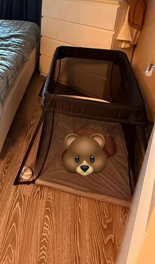 Cuna de viaje BabyBjörn Negra