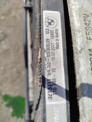 RADIADOR AGUA BMW SERIE 3 BERLINA (E90) 320d