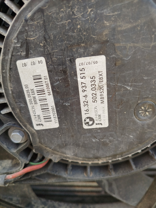 RADIADOR AGUA BMW SERIE 3 BERLINA (E90) 320d