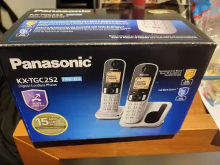 Teléfono Inalámbrico Panasonic KX-TGC252 Twin/Duo