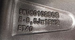 LLANTA AUDI ROTOR 2 A4 8W 19” ORIGINAL