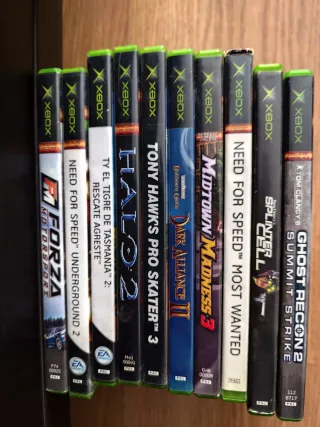 Lote 10 Juegos Xbox: Forza, Halo, Splinter Cell