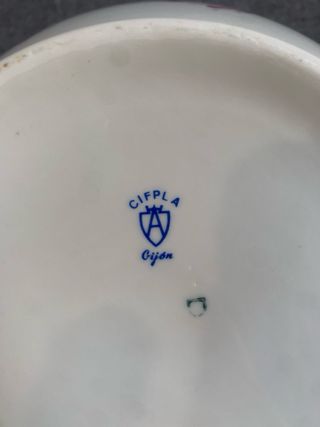 Vajilla vintage CIFPLA Gijón — Servicio completo