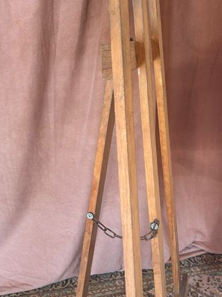 Caballete de pintor de madera