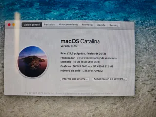 iMac 21,5 Apple i7 16GB RAM