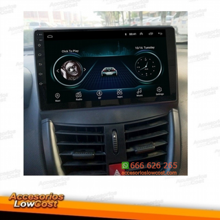 NAVEGADOR PEUGEOT 207 2 DIN 9" HD GPS ANDROID 11.