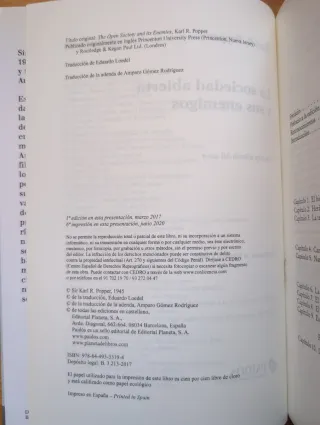 La sociedad abierta y sus enemigos