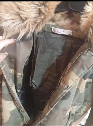 Abrigo y Pantalón Camuflaje Talla L