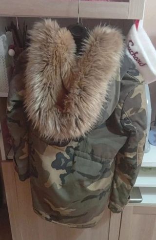 Abrigo y Pantalón Camuflaje Talla L