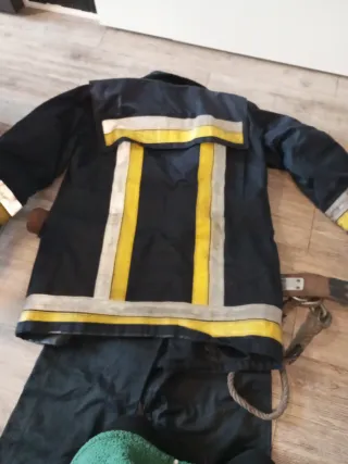Uniforme Bombero Belgica 1980