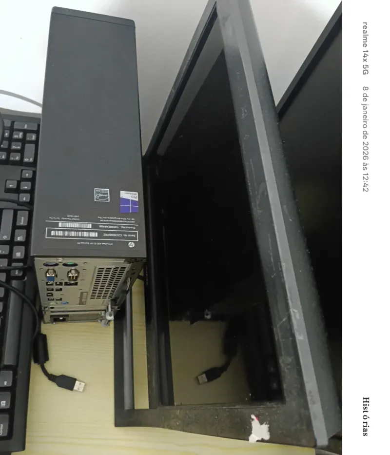 Ordenador HP ProDesk Negro afbeelding 2