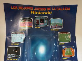 Póster Nintendo NES Juegos de la Galaxia