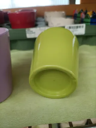 Set 2 Mini Vasi Pianta Grassa Ceramica