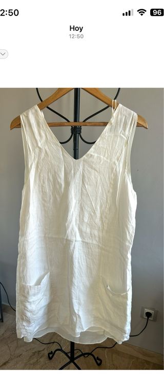 Vestido blanco talla única
