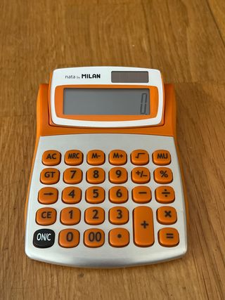 Calculadora Milan Nata Naranja