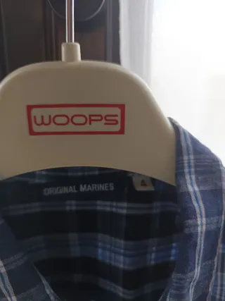 Camicia a quadri bambino originale marines