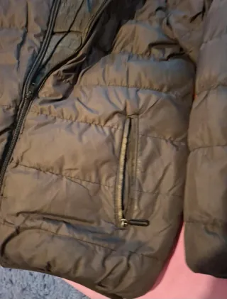 Cazadora acolchada chico negra