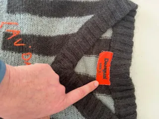 Jersey Desigual Rayas Flores Bordadas