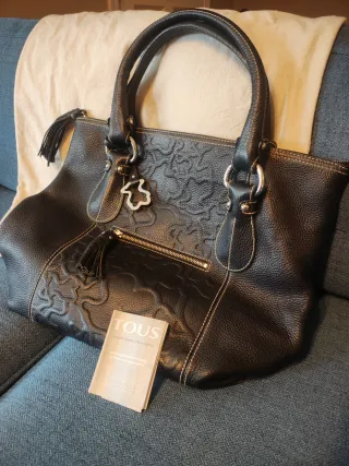 Bolso Tous Negro Piel auténtica