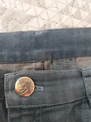 Pantalones vaqueros mujer T40