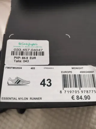 Zapatillas Tommy Hilfiger Azul y Blanco