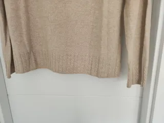 Jersey lana cashmere beige Nuevo