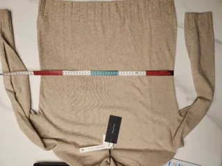 Jersey lana cashmere beige Nuevo