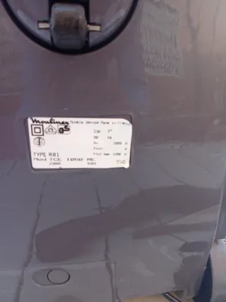 Vaporeta prácticamente sin uso.