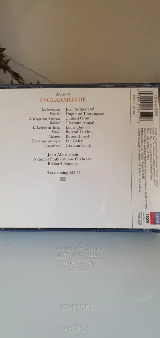 CD Massenet Esclarmonde Decca ADRM