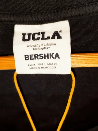 Top Bershka UCLA Est. 1919 Azul