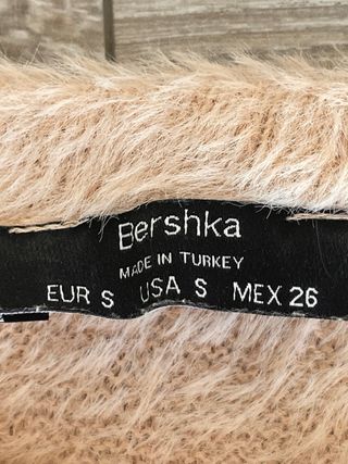 Jersey peluche beige manga 3/4