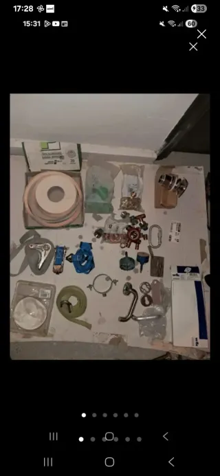 Lote herramientas fontanería