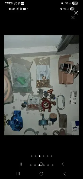 Lote herramientas fontanería