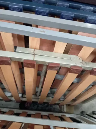 Somier metálico y de madera