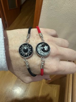 Pulsera para parejas Sol y Luna