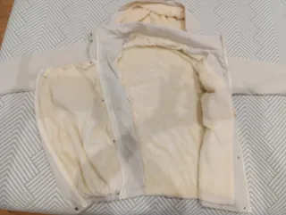 Abrigo de porteo beige