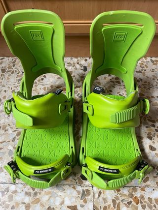 Fijaciones Snowboard FIX Verdes