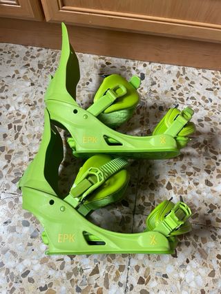 Fijaciones Snowboard FIX Verdes