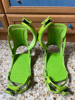 Fijaciones Snowboard FIX Verdes