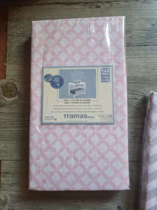 Juego de sábanas para cuna 100% algodón