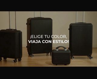 JUEGO DE MALETAS A ESTRENAR DE DIFERENTES COLORES