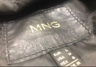 CAZADORA MANGO DE PIEL