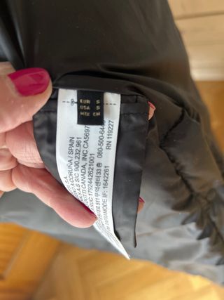 Chaleco acolchado largo Massimo Dutti