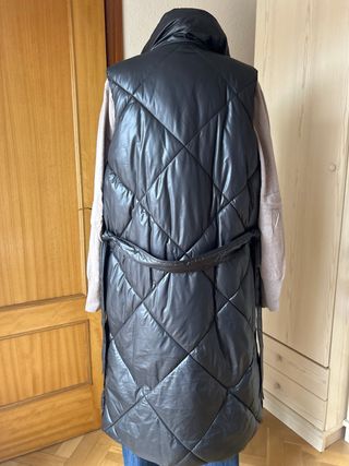 Chaleco acolchado largo Massimo Dutti