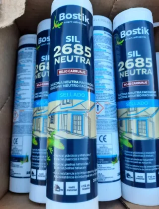 Silicona fachadas NEUTRA , Verde o Rojo Carruaje