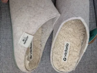 Zapatillas Victoria Beige Lana